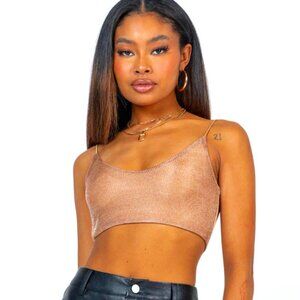 Princess Polly Novato Top Beige